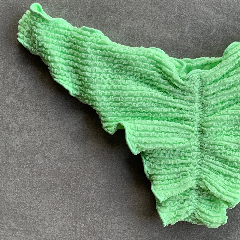 Minty Haze Textured Lili Ripple Bikini Bottom-2