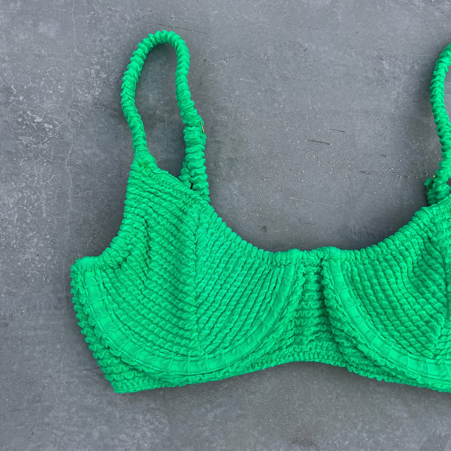 Irish Martini Textured Valerie Bikini Top-2