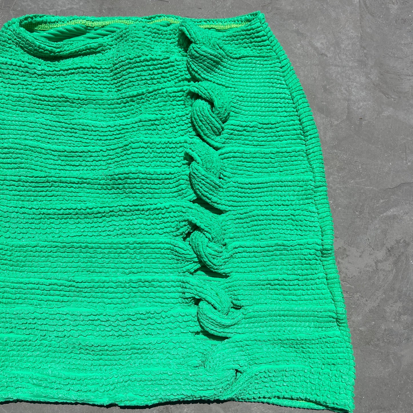 Hooked On You Irish Martini Textured Skirt-1