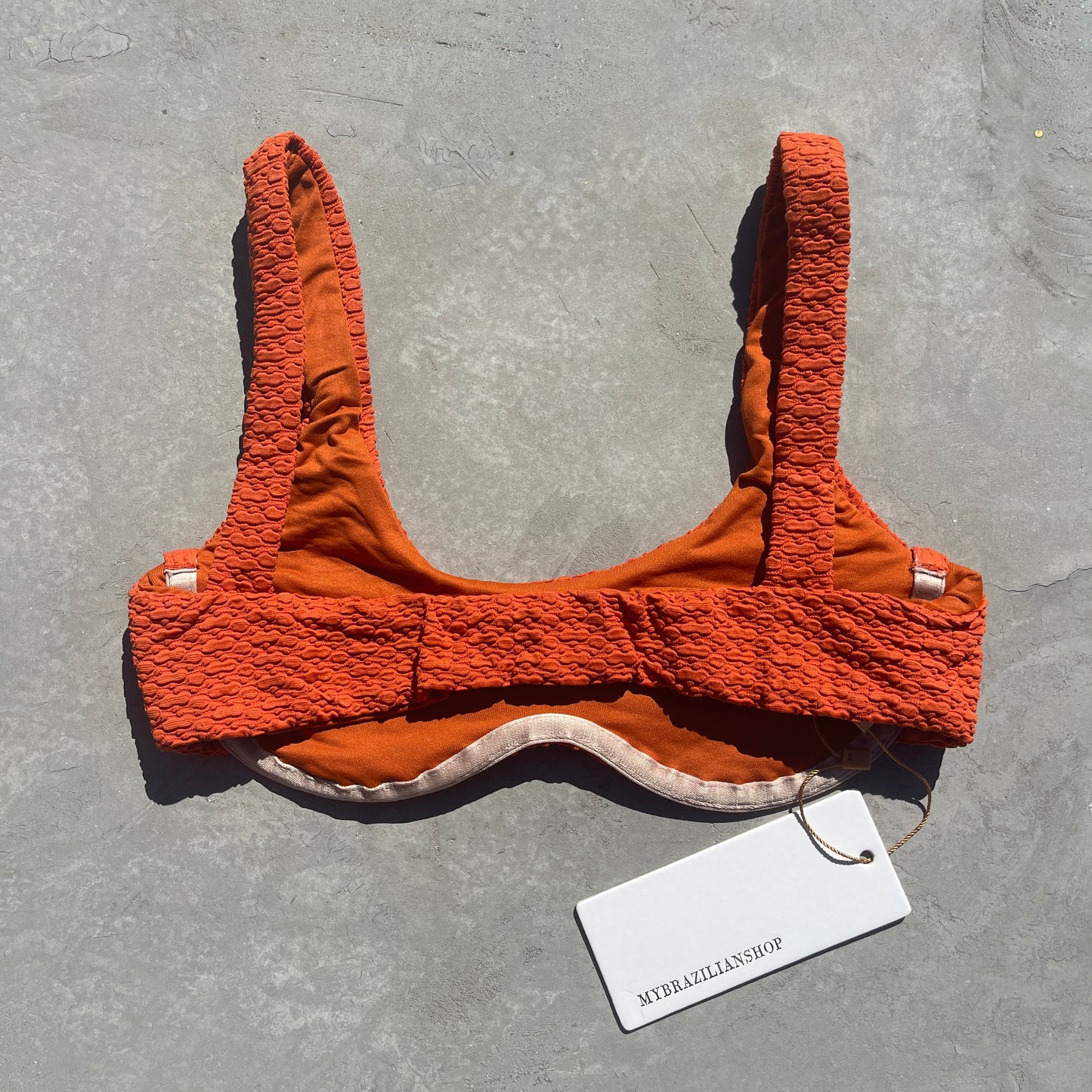 Sunkissed Amber Bia Bikini Top-2