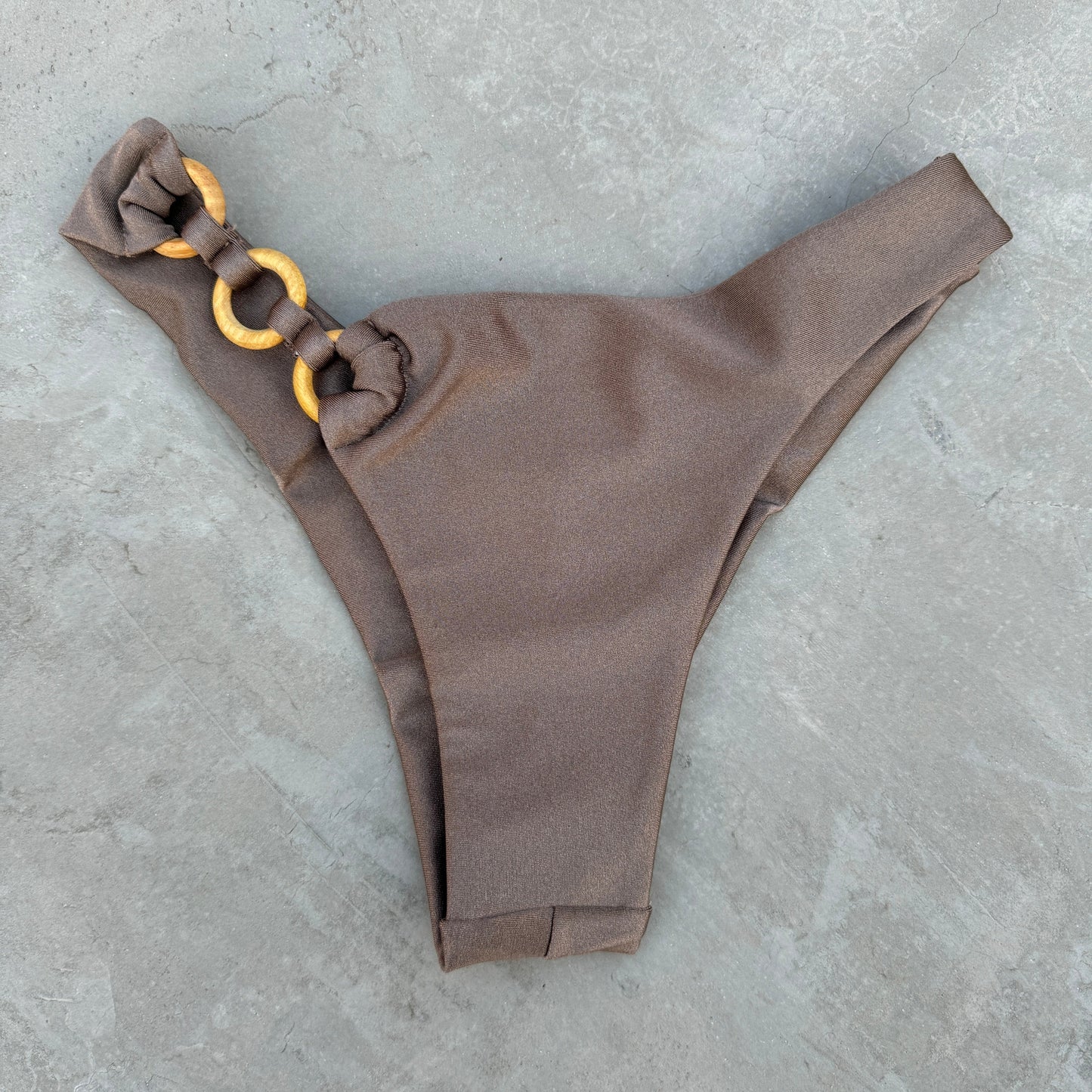 Chestnut Glow Bia Rings Bikini Bottom-0
