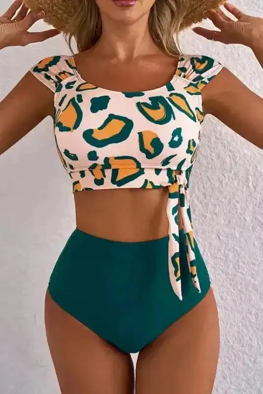 Jungle Chic Bikini - High Waist-3