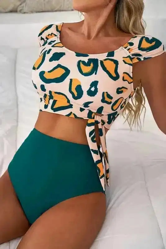 Jungle Chic Bikini - High Waist-2