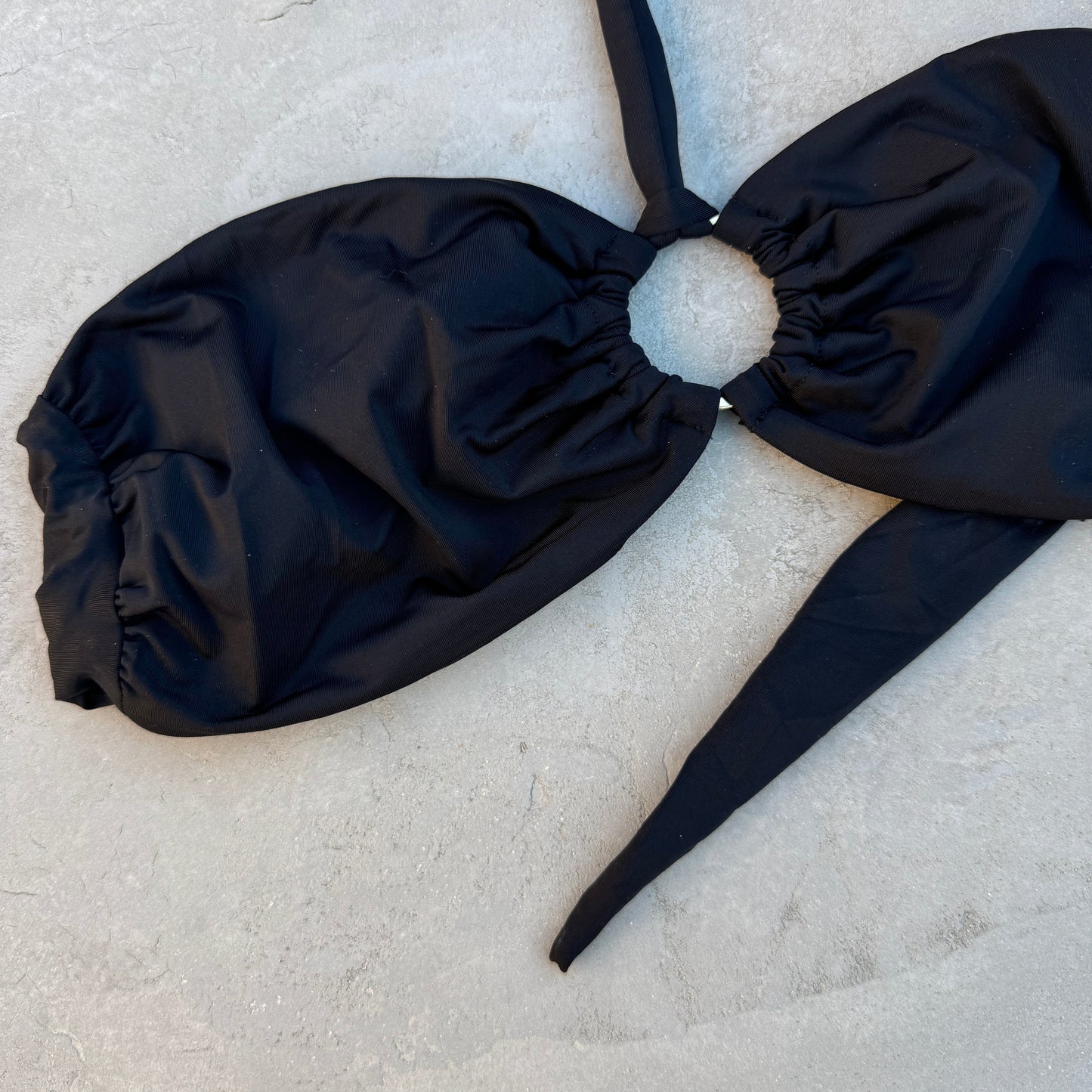 Light Black Strapless Bikini Top-1